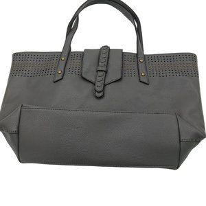 STUDIO COLLECTION GRAY TOTE BAG, SHOULDER BAG